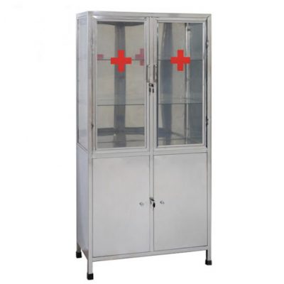 Tủ thuốc inox có ngăn độc A+B