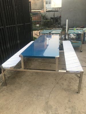Bàn Ăn Công Nghiệp Inox